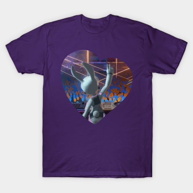 Tech Bunny Love [Rocket League] T-Shirt by Tad